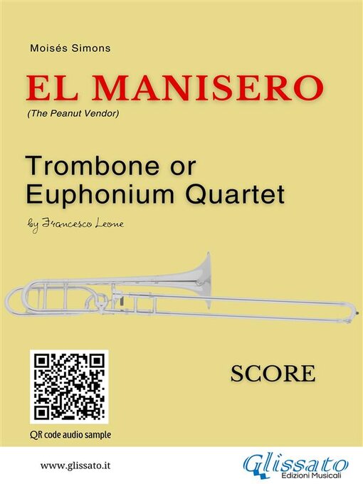 Title details for Trombone or Euphonium Quartet: El Manisero (Score) by Moisés Simons - Wait list